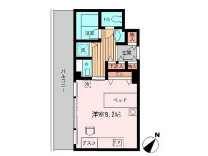 コンフォート荻窪(1K/5階)の間取り写真