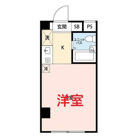 マイナビSTAYパレス馬込(ワンルーム/3階)の間取り写真