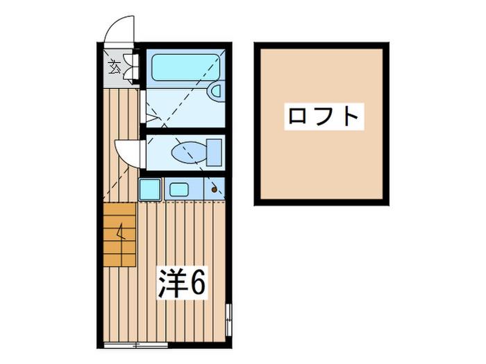 アイヴィーサ鶴ヶ峰(ワンルーム/1階)の間取り写真