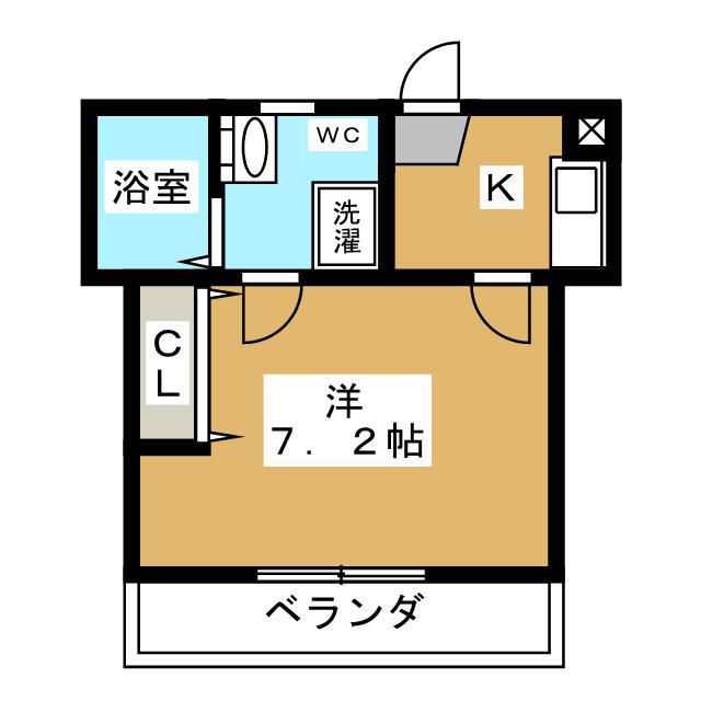 PRIMAVERA OGAWA(1K/3階)の間取り写真