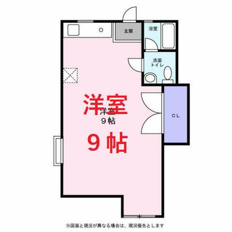 ドエル北千束(ワンルーム/2階)の間取り写真