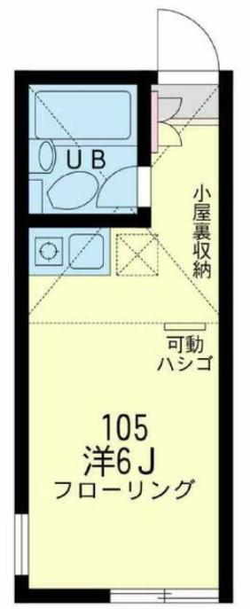 さくら殿町(ワンルーム/1階)の間取り写真