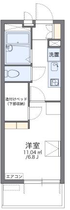 レオパレスコンパル歌島(1K/3階)の間取り写真