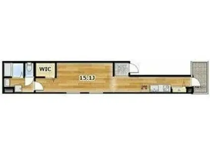 AMBITION東尾久(ワンルーム/2階)の間取り写真