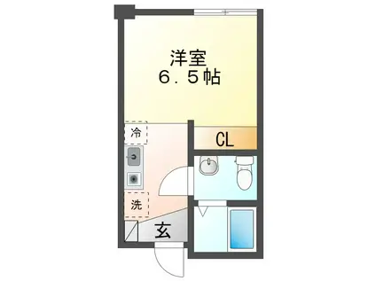 I BASE TENMAN(ワンルーム/3階)の間取り写真