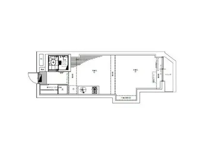 正栄プラザビル(ワンルーム/7階)の間取り写真