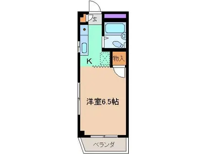 あづまハイツ(1K/3階)の間取り写真