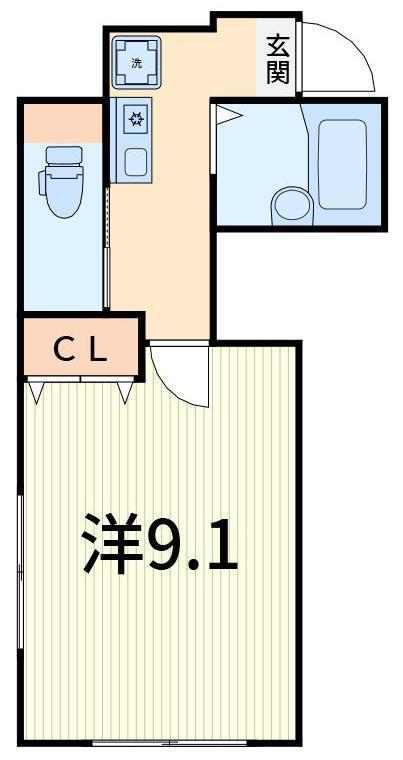 AZEST-RENT柴又(1K/1階)の間取り写真