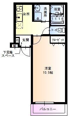 フジパレス下新庄駅東VI番館(1K/3階)の間取り写真
