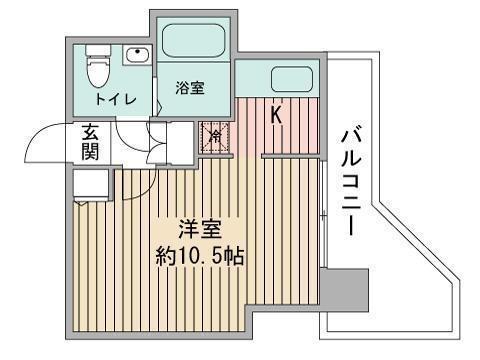 レジディア札幌駅前(ワンルーム/14階)の間取り写真