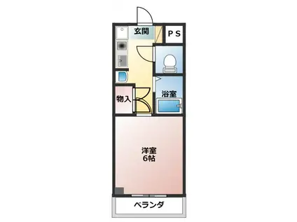 FTビルV(1K/3階)の間取り写真