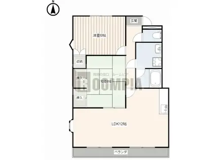 グランチェスタ43(2LDK/3階)の間取り写真
