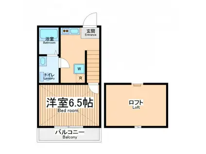 エムアンドエム鶴見(1K/1階)の間取り写真