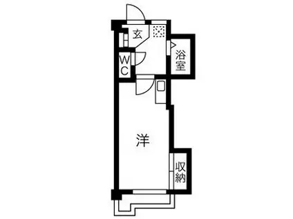 サンシティ庄内(ワンルーム/6階)の間取り写真