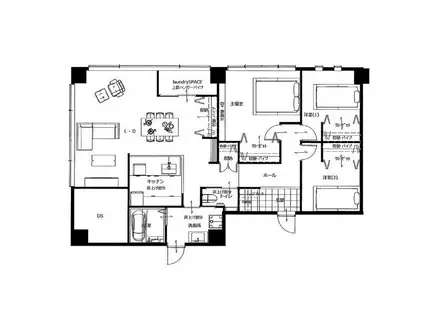 ピュアレジデンス(3SLDK/6階)の間取り写真