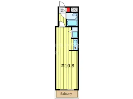 ライオンズマンション西日暮里第3(ワンルーム/1階)の間取り写真