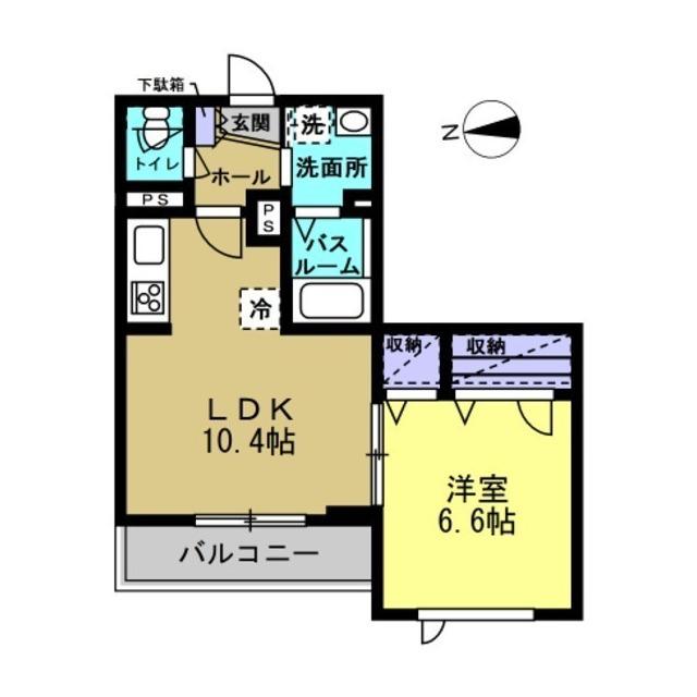 トラストメゾンNK(1LDK/3階)の間取り写真