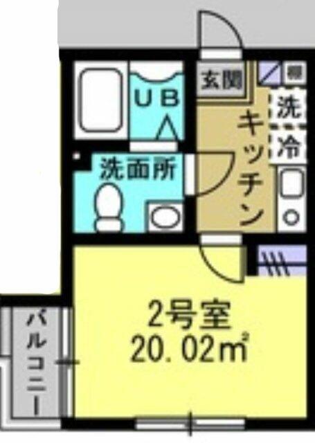 コンフォルト柏(1K/3階)の間取り写真