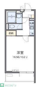 クレイノアンジュ鶴間(1K/2階)の間取り写真