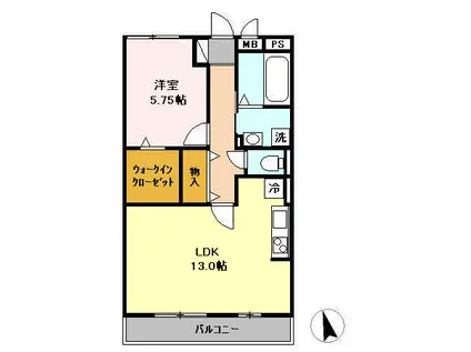 MARMALADE(1LDK/3階)の間取り写真