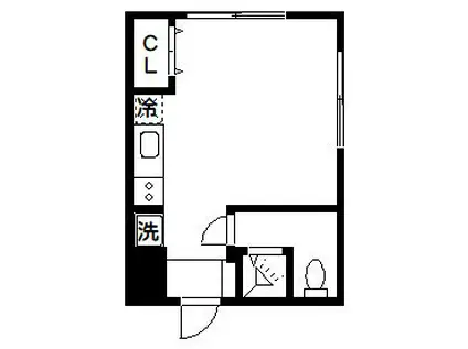 ルシール新中野(ワンルーム/3階)の間取り写真