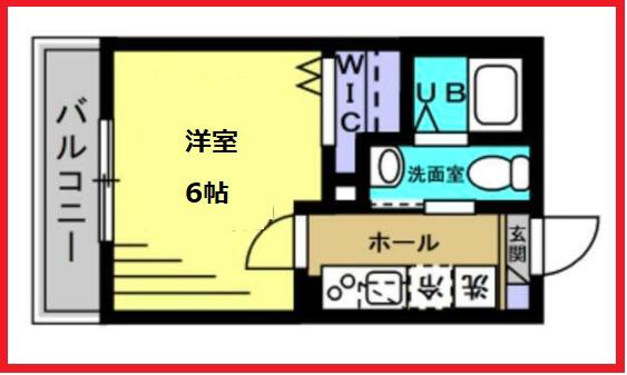 ラパ堀切菖蒲園(1K/2階)の間取り写真
