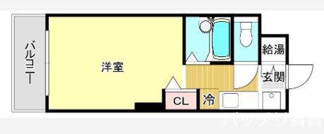 ステラ向野(ワンルーム/4階)の間取り写真