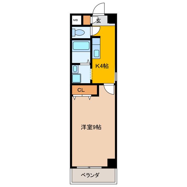 IS VILLA ANNEX(1K/1階)の間取り写真