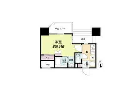 セレニテ難波グランデシュッド(1K/7階)の間取り写真