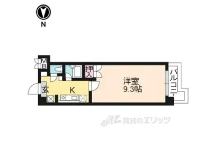 アートプラザ124(1K/3階)の間取り写真