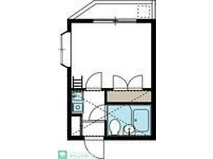 サクセスMG金沢文庫B棟(1K/1階)の間取り写真