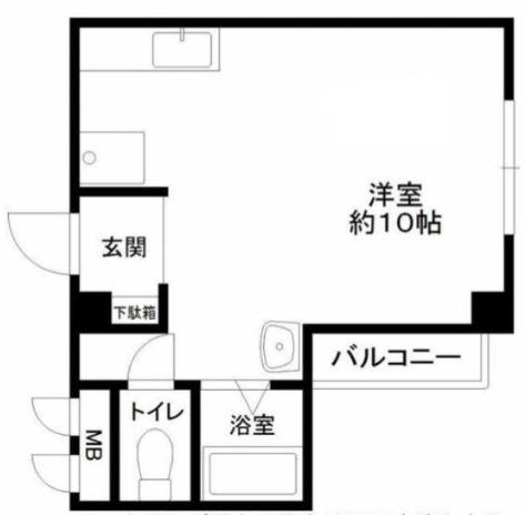 ヴェルデ360(ワンルーム/3階)の間取り写真