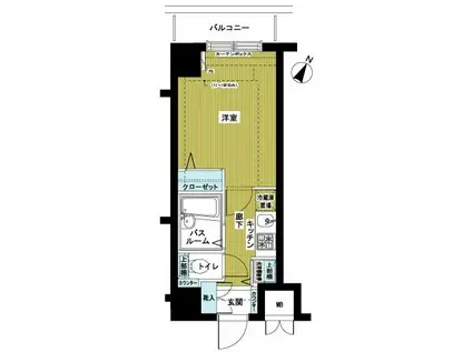 フェニックス初台弐番館(1K/10階)の間取り写真