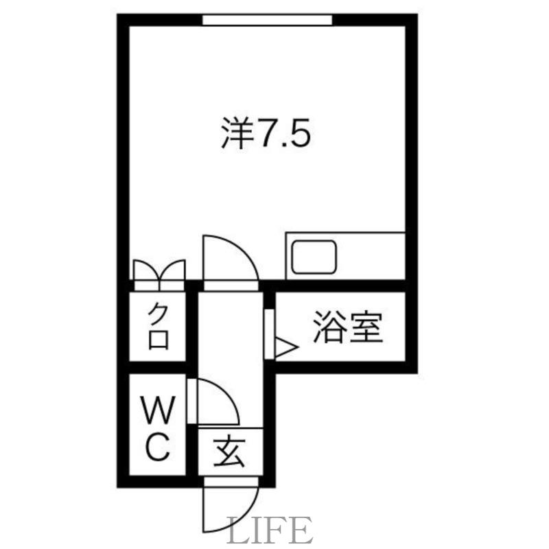 10BOX本郷(ワンルーム/2階)の間取り写真