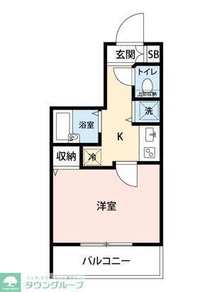 マイナビSTAYミライエ小竹向原ノース(1K/3階)の間取り写真