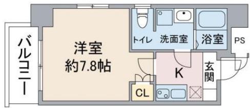 ラフィーヌ すみだ(1K/3階)の間取り写真