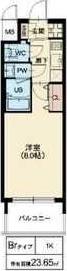 スプランディッド十三本町(1K/6階)の間取り写真