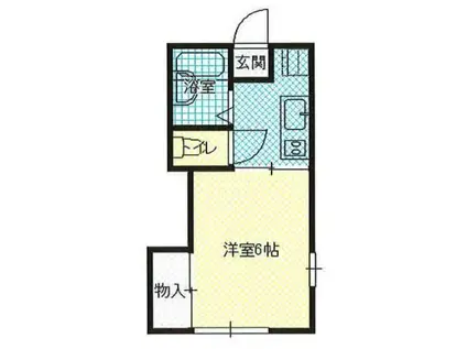 スバル・ハイツ(1K/1階)の間取り写真