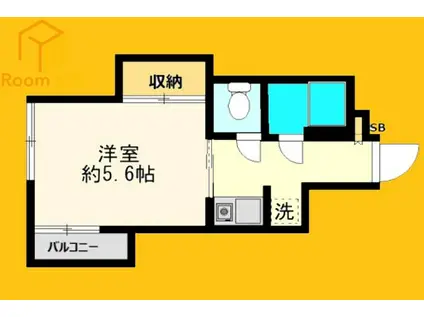 東中野グリーンパーク(1K/8階)の間取り写真