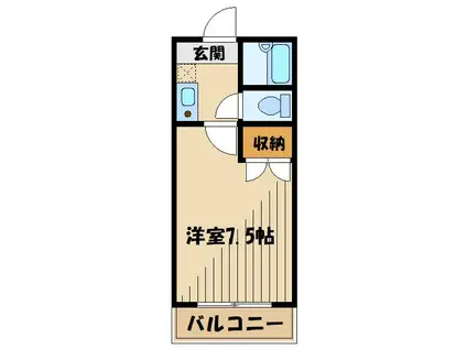 NVILLAGE(1K/2階)の間取り写真