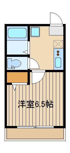DESIGNERSTHECUBE(1K/1階)の間取り写真