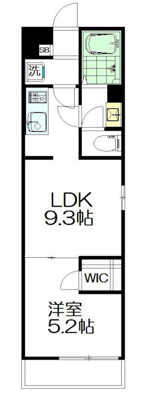 板橋4丁目計画(1LDK/3階)の間取り写真