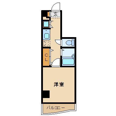 シンシア本郷三丁目(1K/9階)の間取り写真