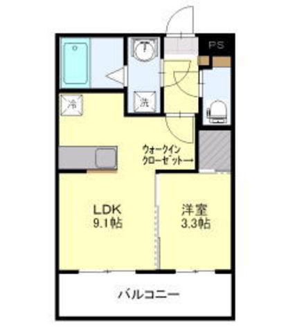 フォレステージ(1LDK/3階)の間取り写真