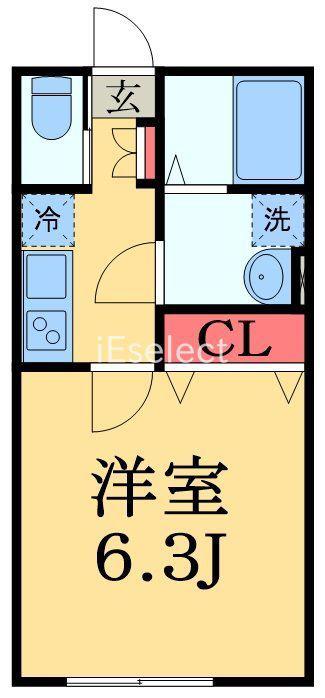 GRANSUGAR YACHIYO(1K/3階)の間取り写真