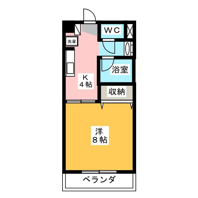 SURPLUS DREAM1(1K/1階)の間取り写真