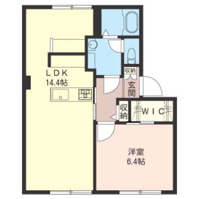コーポ和光(1LDK/1階)の間取り写真