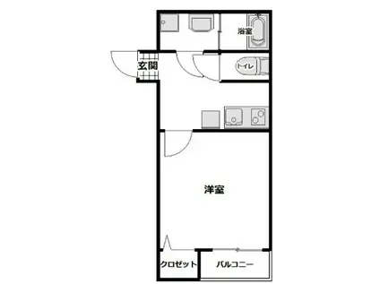 AUG I(1K/3階)の間取り写真