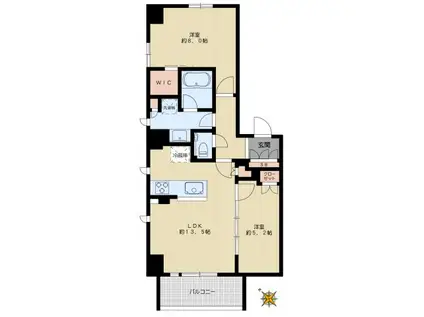 プレミスト文京千石(2LDK/3階)の間取り写真