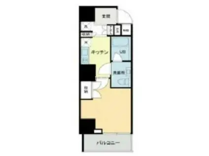 VIOR文京関口(1K/6階)の間取り写真